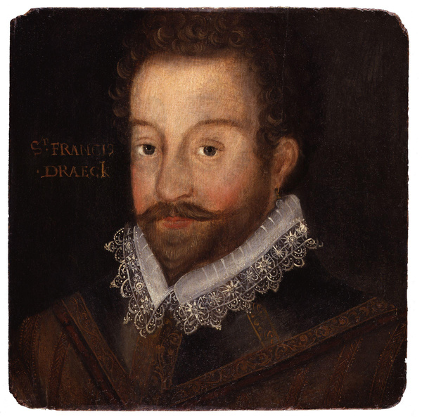 Titre original&nbsp;:    Description English: Sir Francis Drake, by Jodocus Hondius (died 1612). See source website for additional information. This set of images was gathered by User:Dcoetzee from the National Portrait Gallery, London website using a special tool. All images in this batch have been confirmed as author died before 1939 according to the official death date listed by the NPG. Date Unknown, but author died in 1612 Source National Portrait Gallery, London: NPG 1627   While Commons policy accepts the use of this media, one or more third parties have made copyright claims against Wikimedia Commons in relation to the work from which this is sourced or a purely mechanical reproduction thereof. This may be due to recognition of the "sweat of the brow" doctrine, allowing works to be eligible for protection through skill and labour, and not purely by originality as is the case in the United States