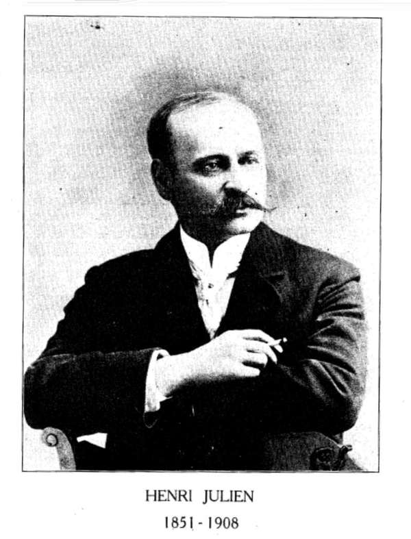 Titre original&nbsp;:    Description English: Photograph of the artist Henri Julien Date 28 February 2012(2012-02-28) Source http://www.histoireplateau.org/toponymie/vp/henriJulien/images/henriJulien.jpg Author Unknown

