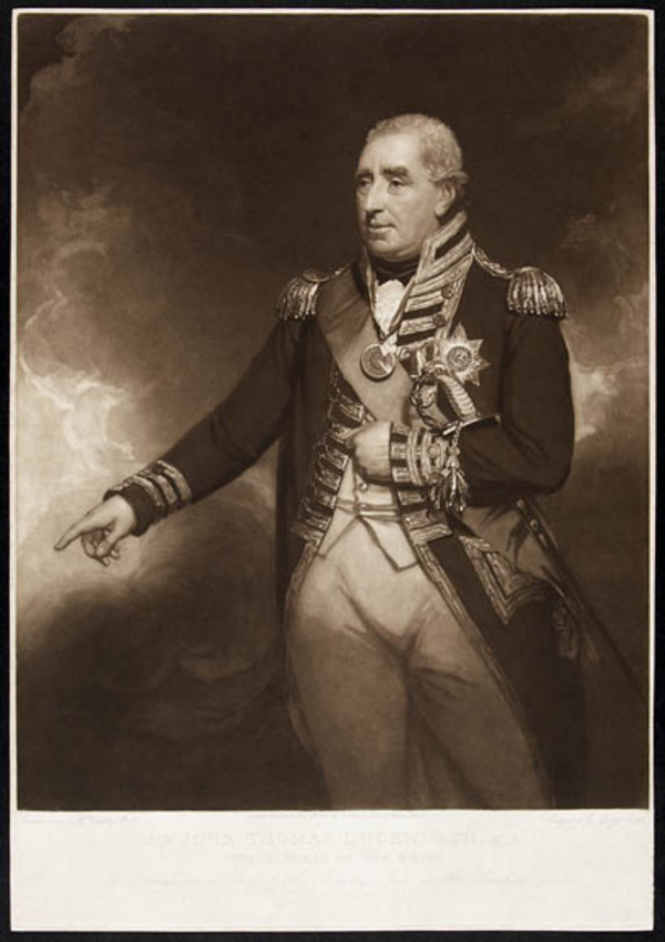 Original title:  Sir John Thomas Duckworth. 