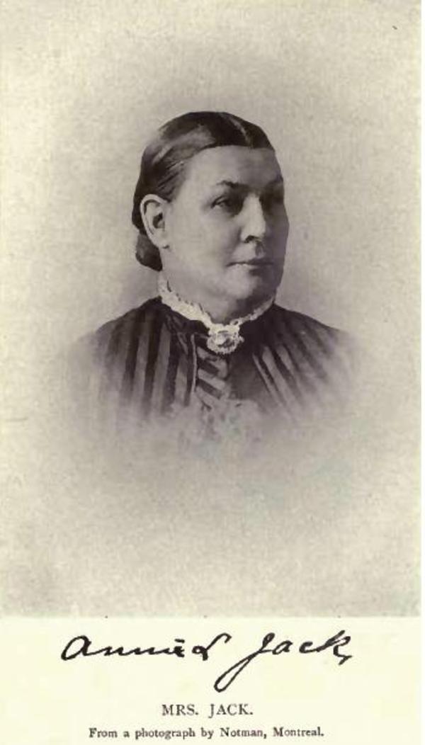 Original title:    Description English: Annie Jack by William Notman Date 19 May 2011(2011-05-19) Source Types of Canadian women and of women who are or have been connected with Canada : (Volume 1) Creator: Morgan, Henry J. (Henry James), 1842-1913 Toronto 1903 Author Photograph by William Notman

