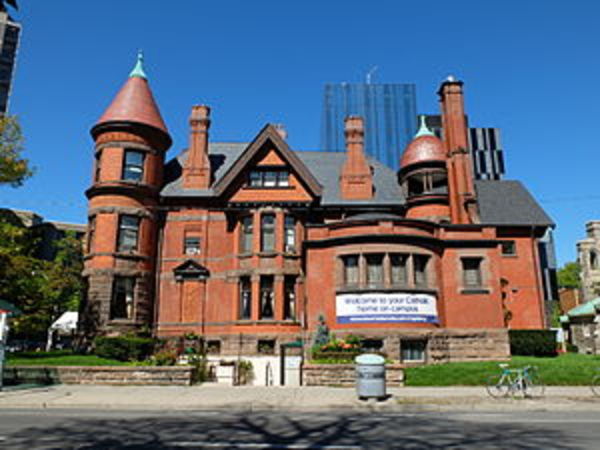 Original title:  The former home of Wilmot Deloui Matthews - now the Newman Centre at the University of Toronto - Wikipedia.