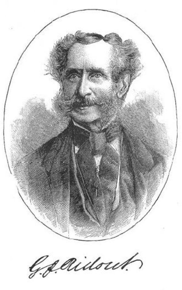 Original title:  G. P. Ridout. From: History of Toronto and County of York, Ontario - Volume 2 of 2 by Charles Pelham Mulvany et al. Published by C. Blackett Robinson, 1885.