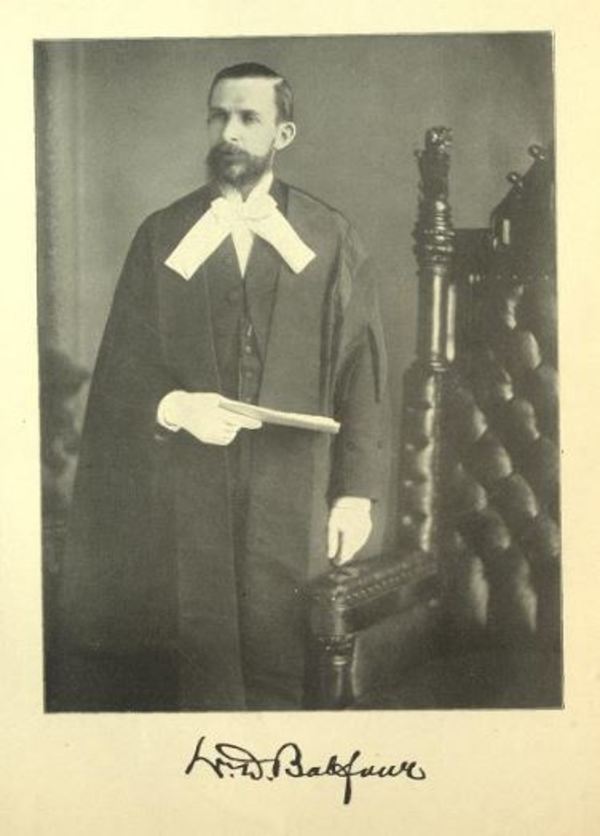 Titre original&nbsp;:  W. D. Balfour. Commemorative biographical record of the county of York, Ontario : containing biographical sketches of prominent and representative citizens and many of the early settled families. --
by J.H. Beers & Co. Publication date 1907. From: https://archive.org/details/recordcountyyork00beeruoft/page/26. 