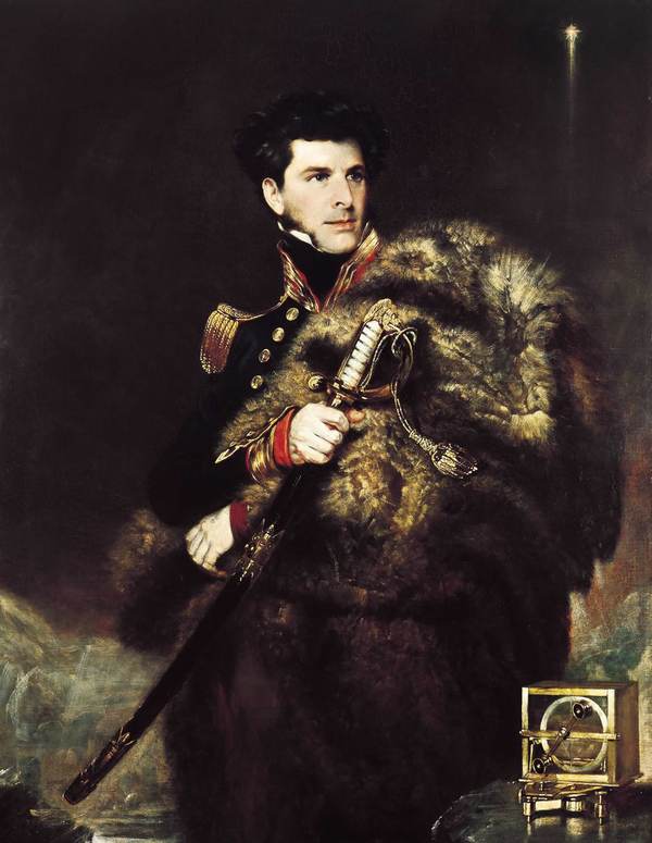 Titre original&nbsp;:    Artist Wildman, John R. (1785) Title Commander James Clark Ross Date 1834(1834) Medium oil on canvas Dimensions 144.2 × 112 cm (56.8 × 44.1 in) Current location National Maritime Museum Greenwich, London Source/Photographer Painting BHC2981

