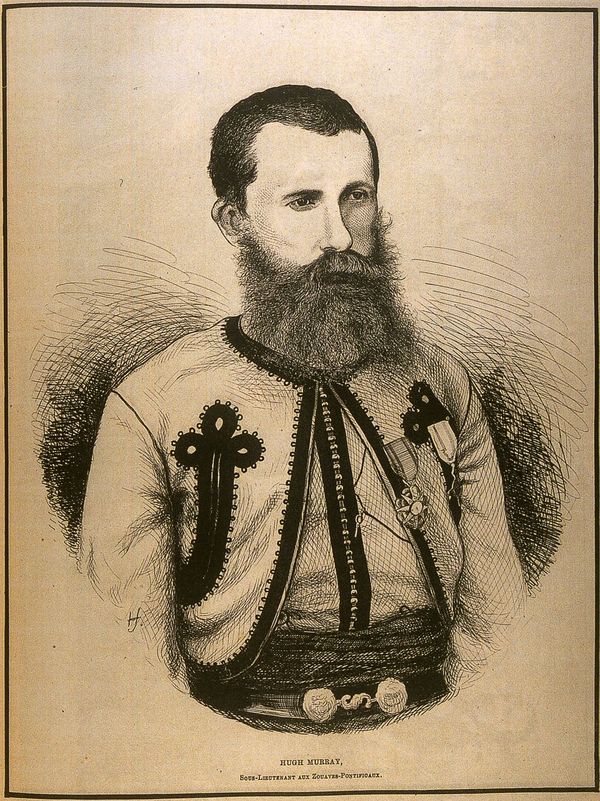 Titre original&nbsp;:  Hugh Murray, sous-lieutenant aux Zouaves-Pontificaux [image fixe]