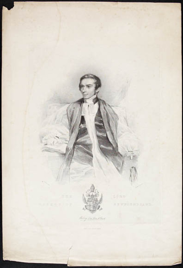 Original title:  The Lord Bishop of Newfoundland [Aubrey George Spencer]. 