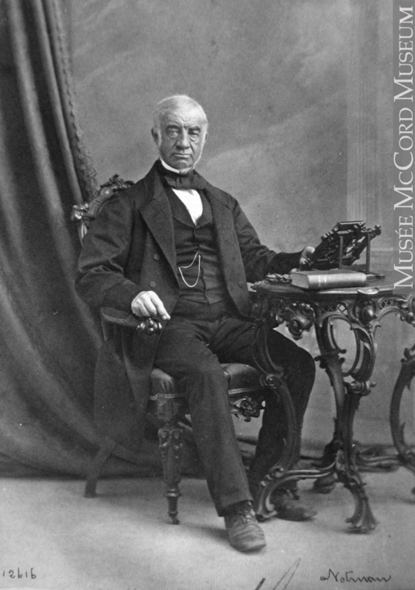 Original title:  Photograph William Darling Sr., Montreal, QC, 1864 William Notman (1826-1891) 1864, 19th century Silver salts on paper mounted on paper - Albumen process 8.5 x 5.6 cm Purchase from Associated Screen News Ltd. I-12616.1 © McCord Museum Keywords:  male (26812) , Photograph (77678) , portrait (53878)