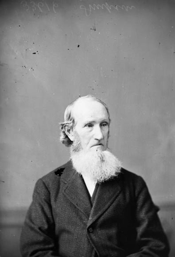 Original title:  Hon. John Simpson, (Senator) b. May 1812 - d. 1885. 