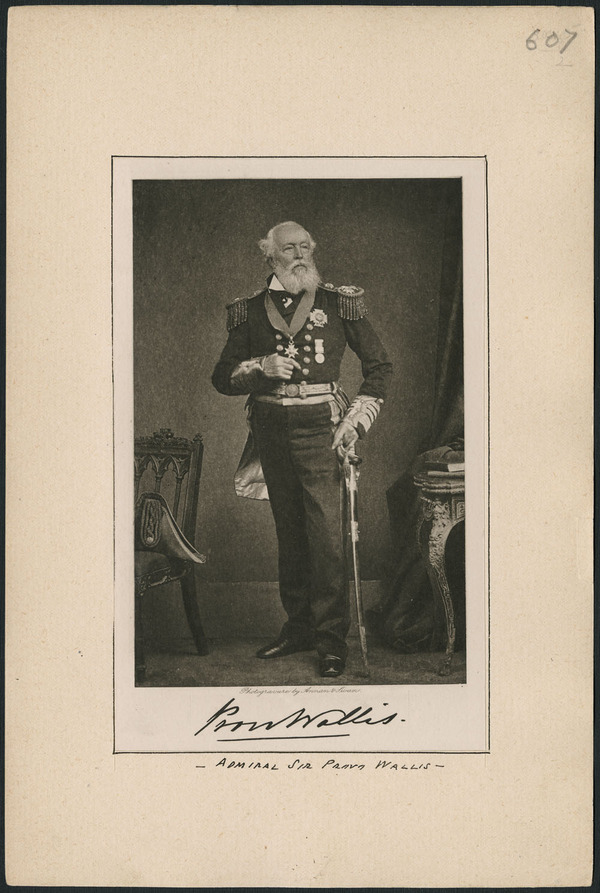 Original title:  Admiral Sir Provo William Perry Wallis. 