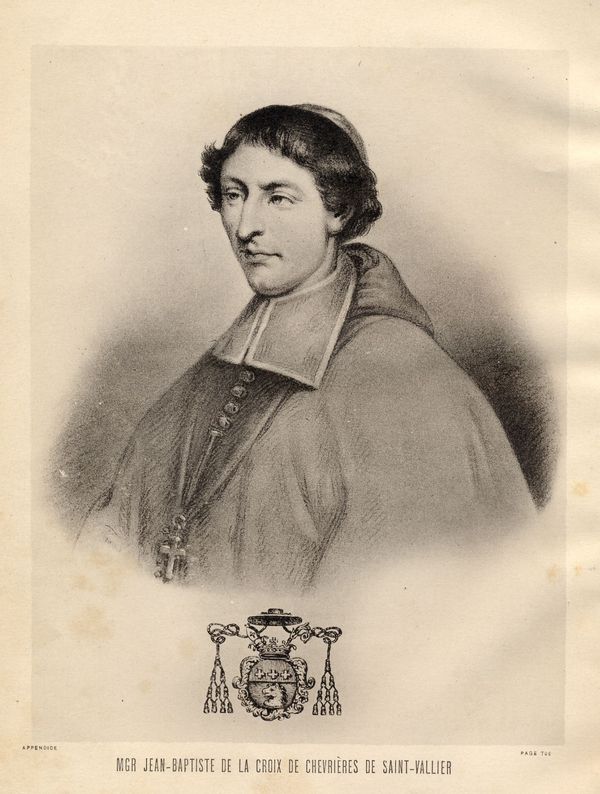 Titre original&nbsp;:  Mgr Jean-Baptiste de la Croix de Chevrières de Saint-Vallier [image fixe]