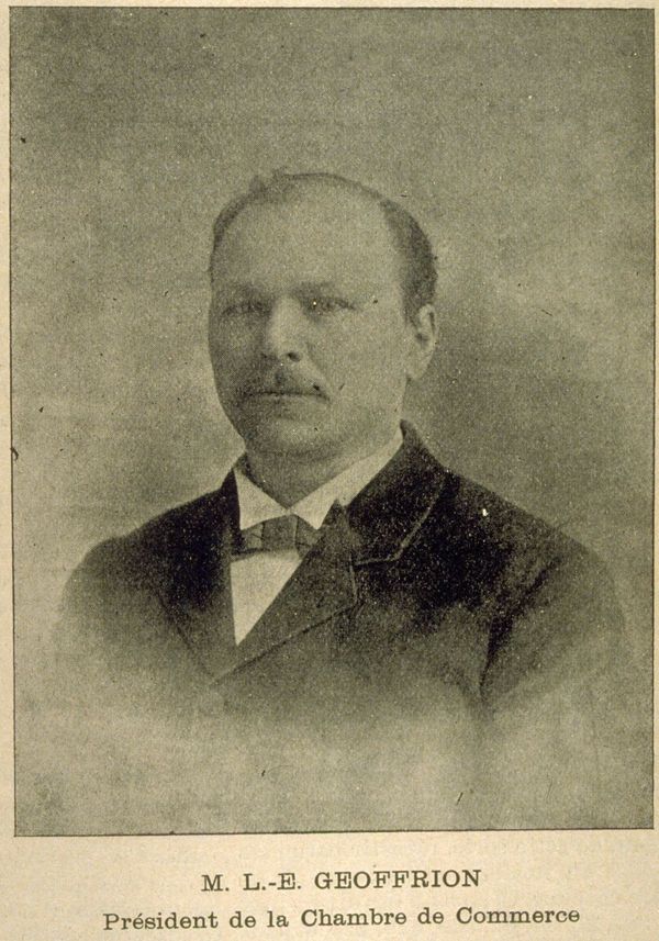 Original title:  M. L.-E. Geoffrion, président de la Chambre de commerce [image fixe]