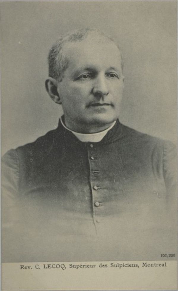 Titre original&nbsp;:  Rev. C. Lecoq, Supérieur des Sulpiciens, Montréal [image fixe]