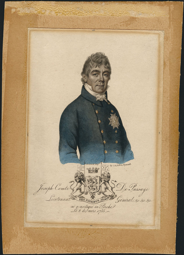 Titre original&nbsp;:  Joseph Comte De Puisaye. 