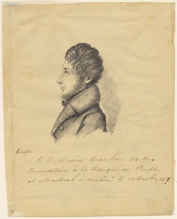 Titre original&nbsp;:  Rodolphe Desrivières-Beaubien. 