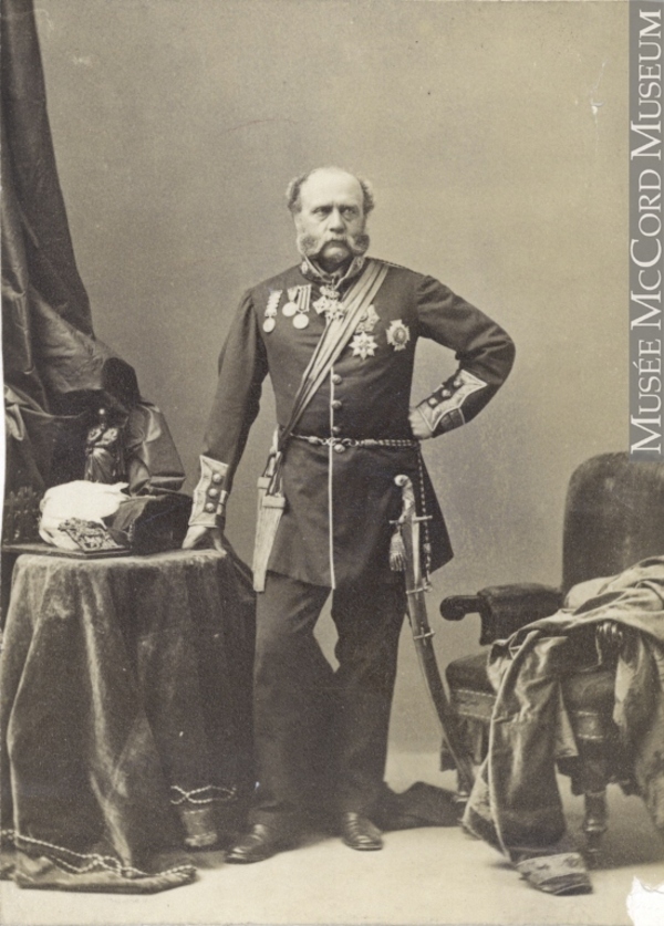 Titre original&nbsp;:  Photograph Major General Sir Charles Ashe Windham, about 1880 1875-1885, 19th century Silver salts on paper mounted on card - Albumen process 13.9 x 10 cm Gift of Mr. Stanley G. Triggs N-0000.817.4 © McCord Museum Keywords:  male (26812) , Photograph (77678) , portrait (53878)