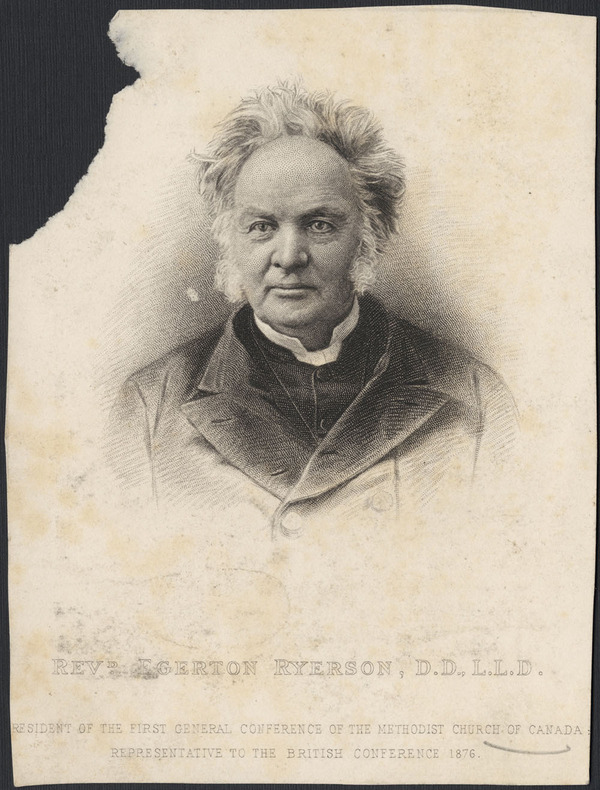 Original title:  Rev. Egerton Ryerson. 